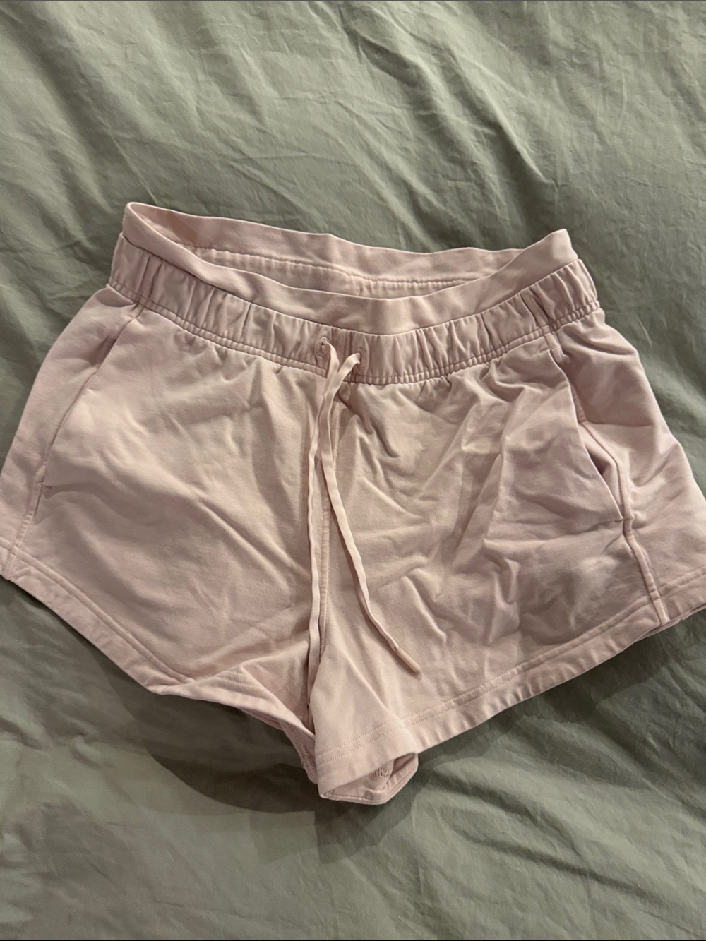 lululemon athletica Blush Pink Drawstring Athletic Shorts